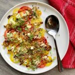 Tomato Carpaccio with Microgreens