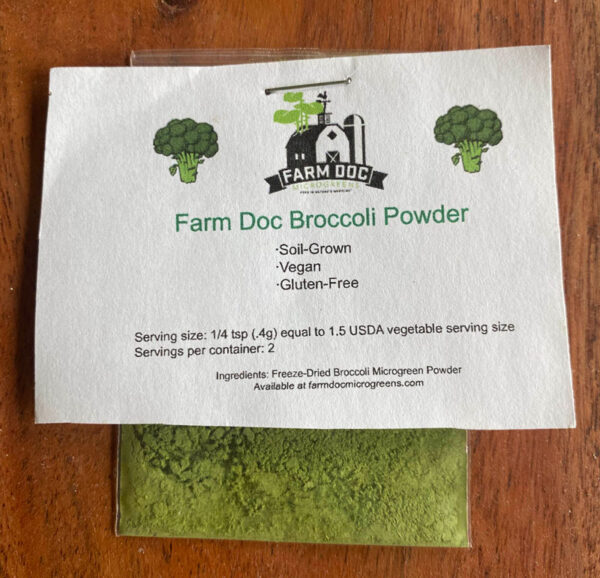 Broccoli Microgreen Powder Sample Packet