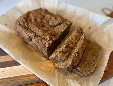 Broccoli Microgreen Powder Banana Bread Recipe