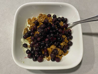 Broccoli Microgreen Powder Yogurt Breakfast, Final Step